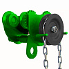 Тележка для ручных талей с цепным приводом HITCH TR100, 1 т, 6 м